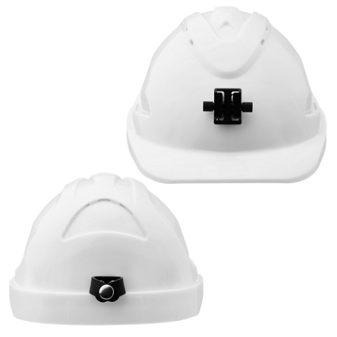 PROCHOICE V9 HARD HAT VENT LAMP BRACK RATCHET HARN - WHITE